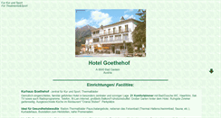 Desktop Screenshot of hotel-goethehof-gastein.at